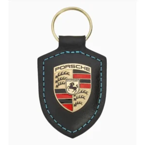 Porsche odinis raktų pakabukas su metaliniu herbu